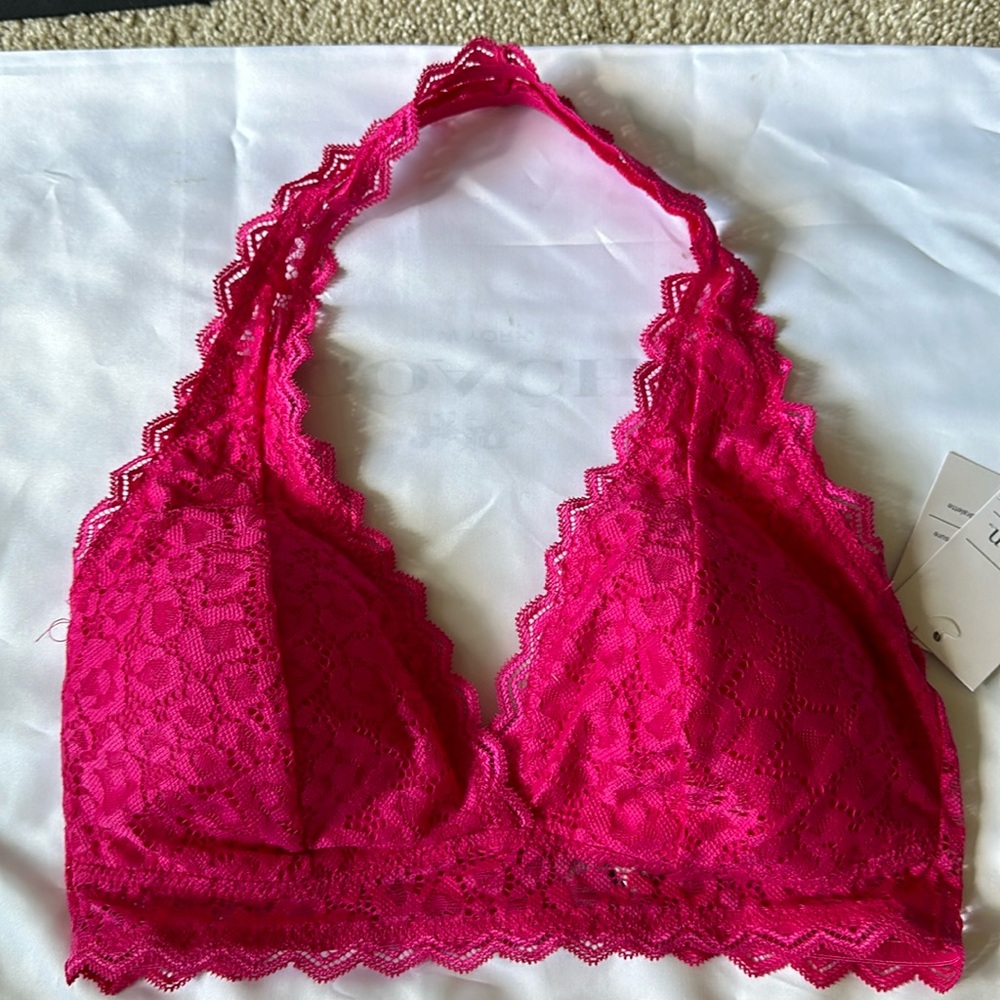 Auden Bralette size S Hot Pink NWT